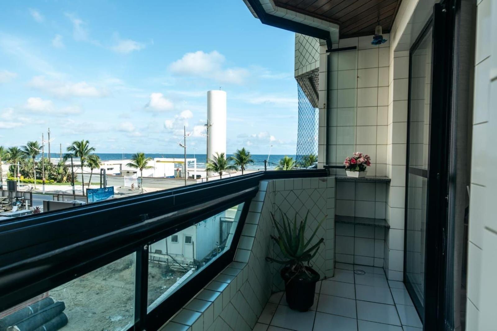 Frente Vista Mar Com Varanda Wi Fi 300Mbps E 10M Da Praia Da Tupi - Estacionamento Gratuito Praia Grande  Ngoại thất bức ảnh