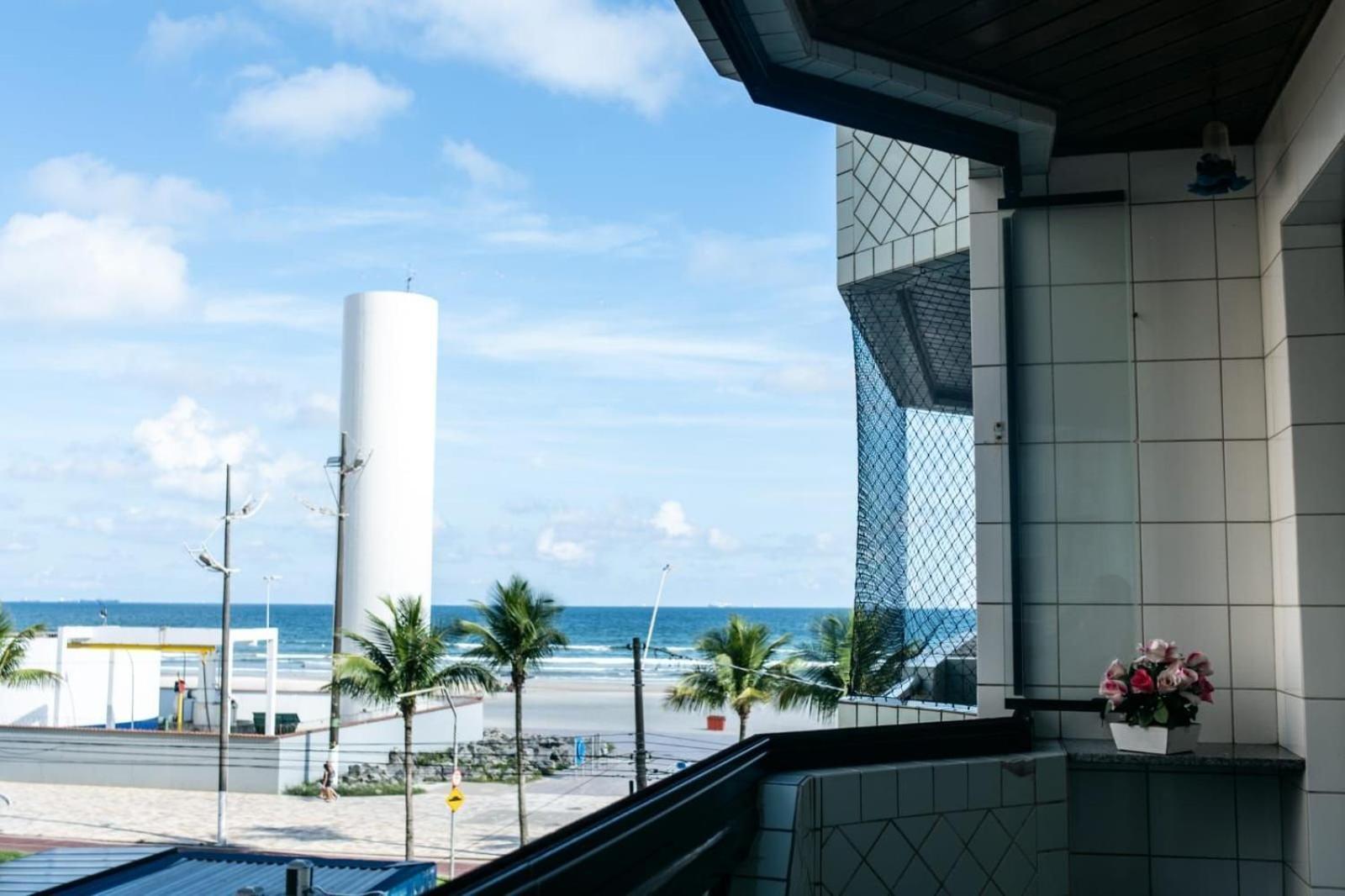Frente Vista Mar Com Varanda Wi Fi 300Mbps E 10M Da Praia Da Tupi - Estacionamento Gratuito Praia Grande  Ngoại thất bức ảnh