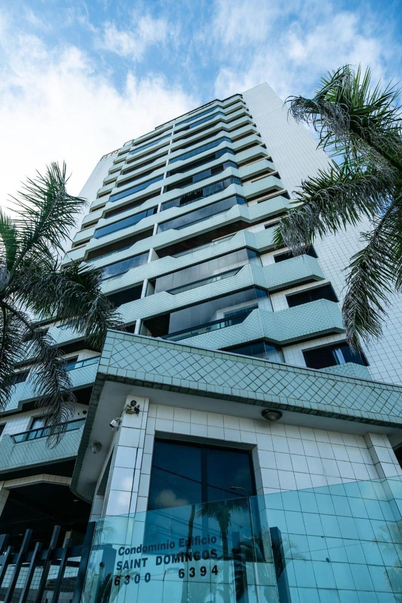 Frente Vista Mar Com Varanda Wi Fi 300Mbps E 10M Da Praia Da Tupi - Estacionamento Gratuito Praia Grande  Ngoại thất bức ảnh